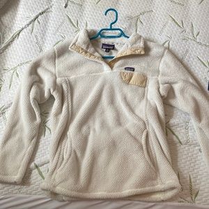 White Patagonia Re-Tool Snap-T® Pullover
